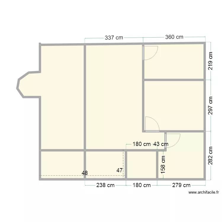 Appartement III.3. Plan de 