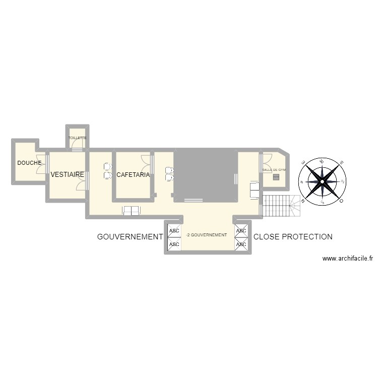 -2 accueille close. Plan de 0 pièce et 0 m2