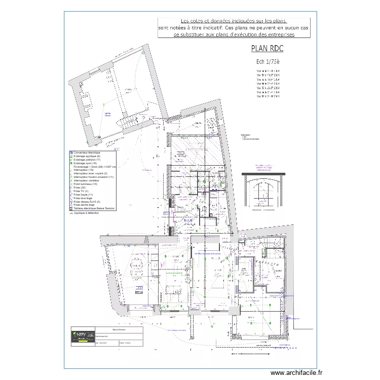 Moron Charnier RDC1. Plan de Moron Charnier RDC1. Plan de