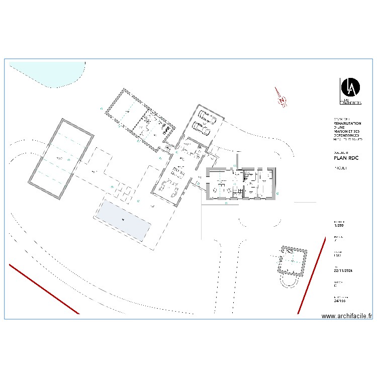 Cuinier 1/200 . Plan de 0 pièce et 0 m2