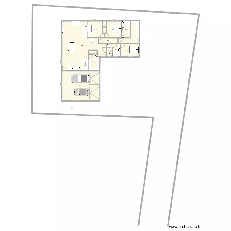 Maison 7. Plan de 