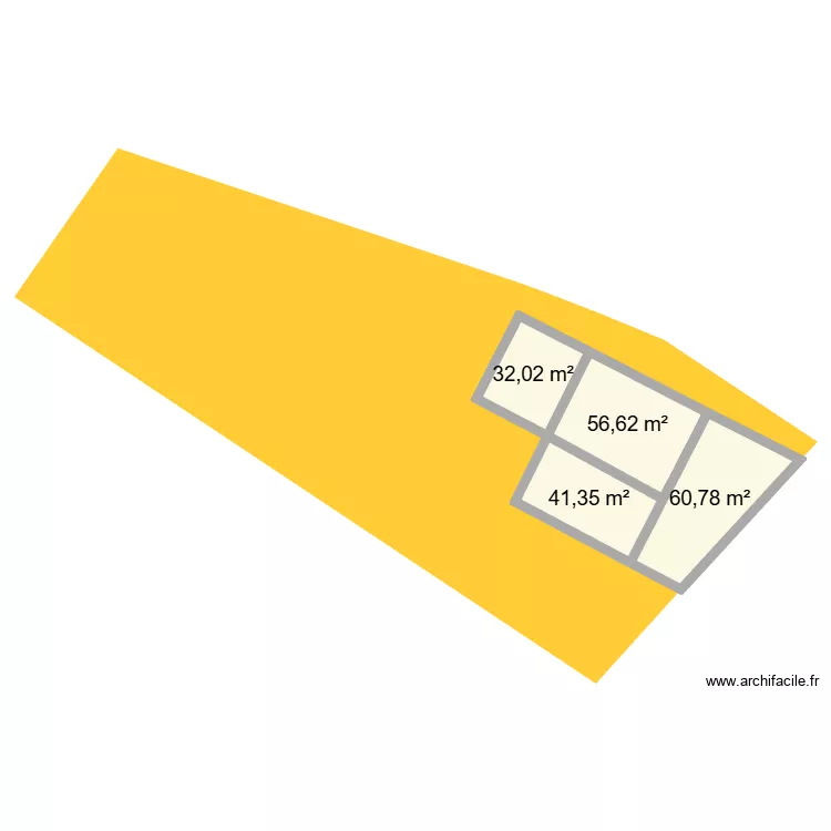 CADASTRE SAUVILLE. Plan de 4 et 191 m² CADASTRE SAUVILLE. Plan de 4 et 191 m²