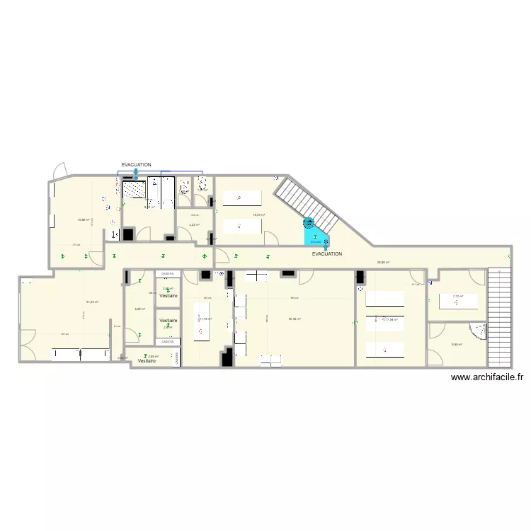 PLAN RDC PROJETE ELEC. Plan de PLAN RDC PROJETE ELEC. Plan de