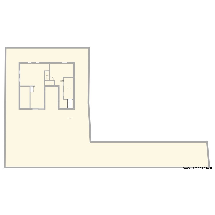 SETE. Plan de 6 pièces et 645 m2