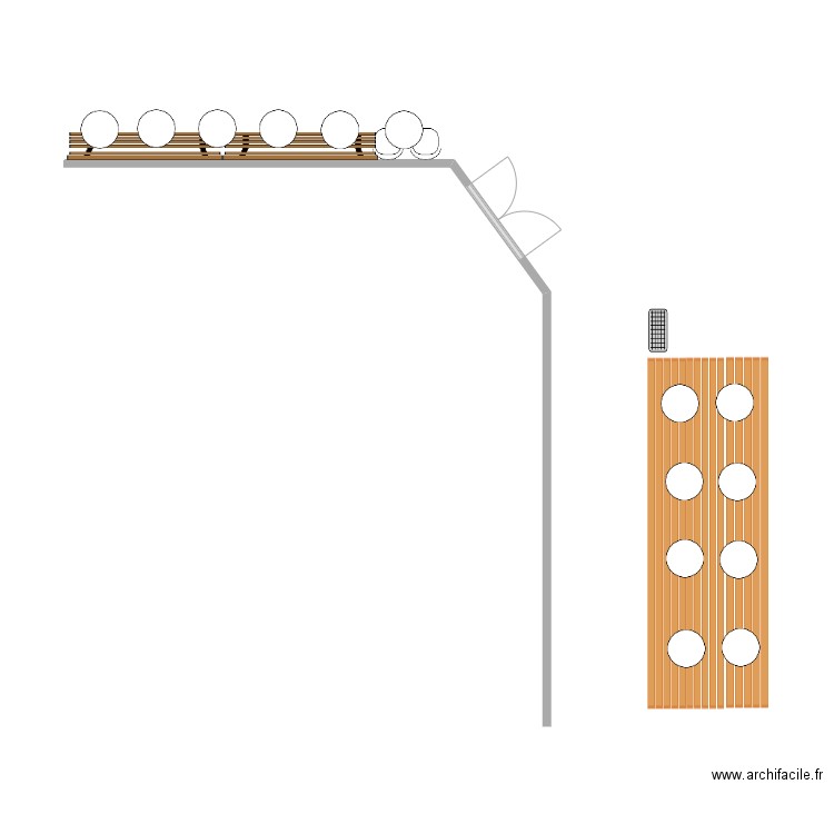 Terrasse Amarvi. Plan de 0 pièce et 0 m2