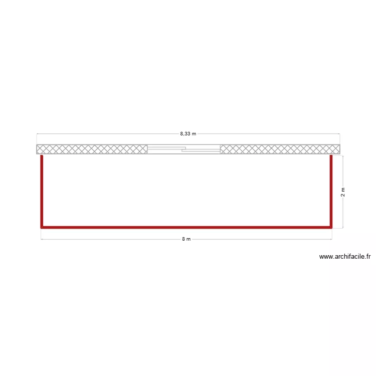 Balcon. Plan de 