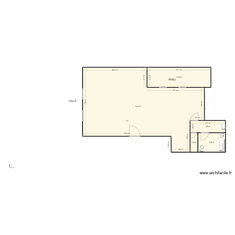 Local Gurtubay. Plan de 