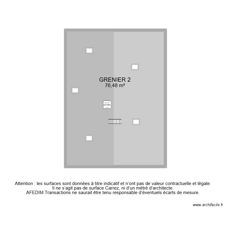BI 29962. Plan de 37 pièces et 500 m2