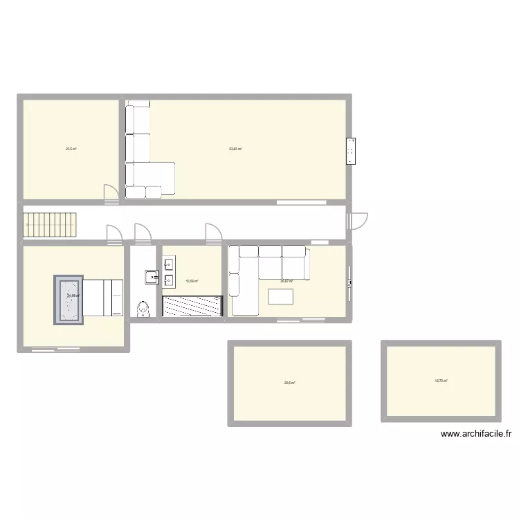 moi. Plan de 7 et 173 m² moi. Plan de 7 et 173 m²