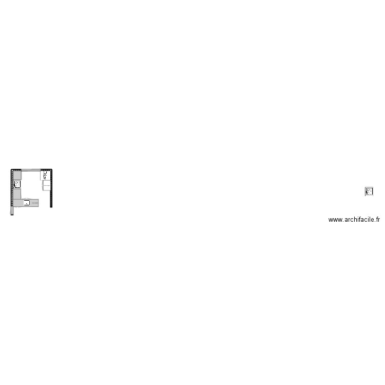 Cuisine Sarah-2. Plan de 0 pièce et 0 m2