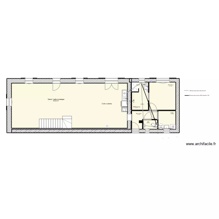 Balansun RDC plomberie. Plan de 9 et 175 m² Balansun RDC plomberie. Plan de 9 et 175 m²