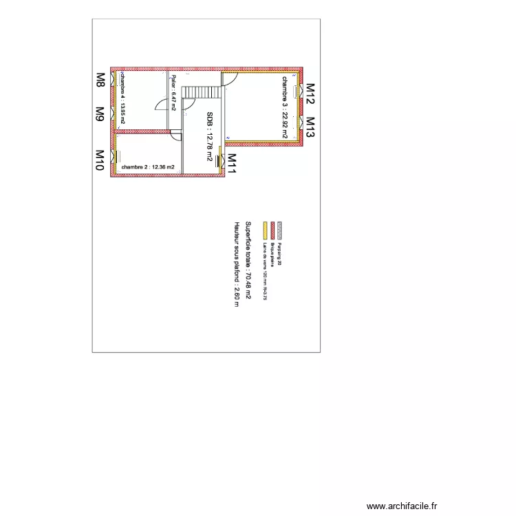 implantation elec bousaber r+1. Plan de 