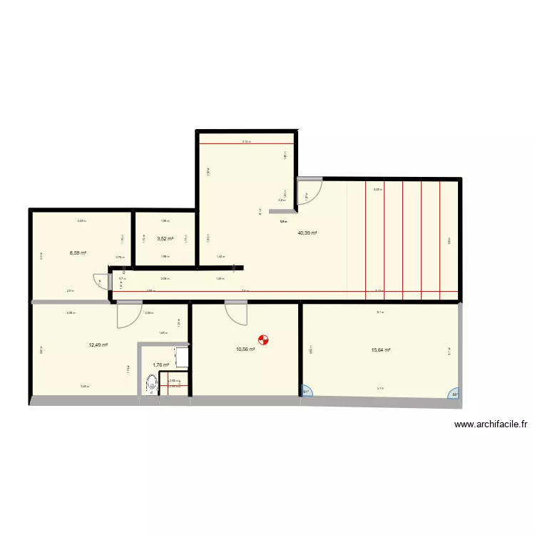 52\11 carlage 2. Plan de 8  et 94 m²