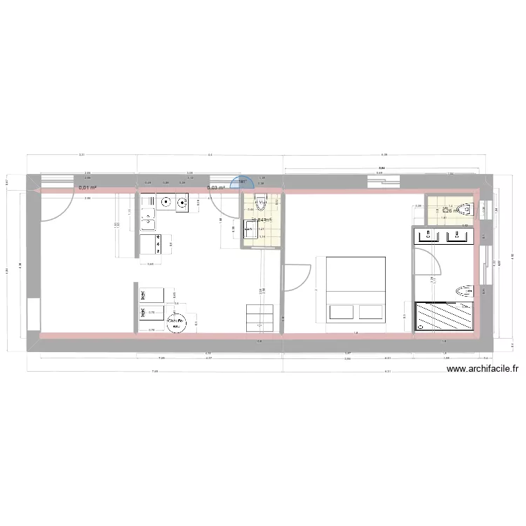 Chaufferie-01. Plan de 4 pièces et 3 m² Chaufferie-01. Plan de 4 pièces et 3 m²