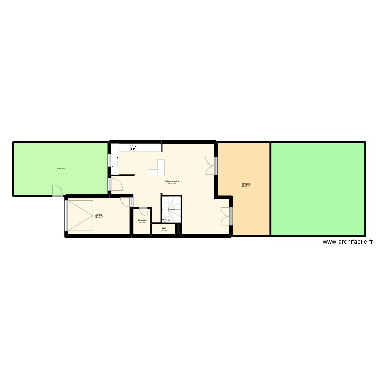 TITEUX pinchinades. Plan de 21 pièces et 240 m2