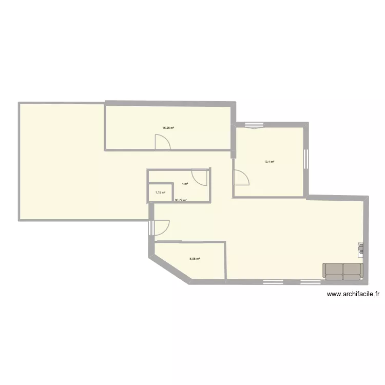 johan. Plan de 6 et 121 m² johan. Plan de 6 et 121 m²