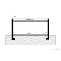 plan maison coupée