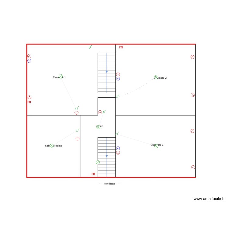 plan 1 er Lesage. Plan de 0 pièce et 0 m2