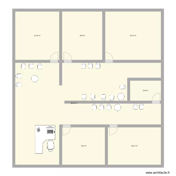 PLAN CABINET. Plan de 