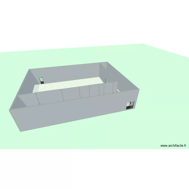 CCL avec terrain. Plan de 9  et 701 m²
