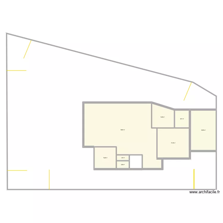 kERPAUL. Plan de 8  et 155 m²