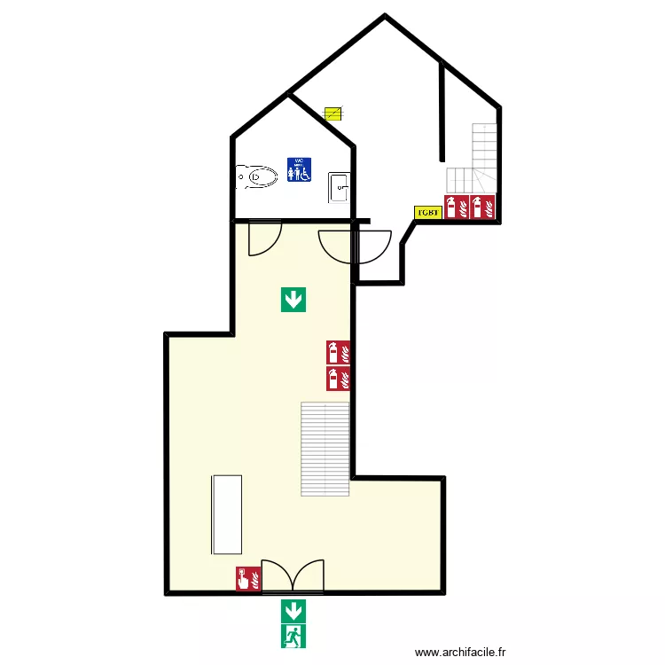 Carte Blanche RDC. Plan de 
