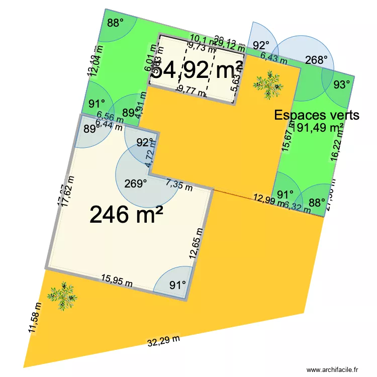 Lambrusco Sarah. Plan de 