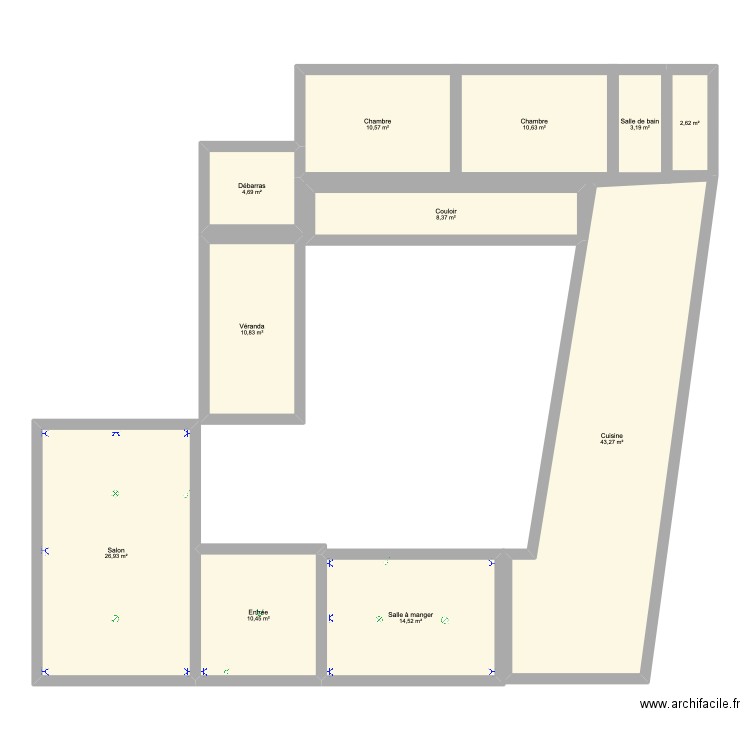 chiadma . Plan de 0 pièce et 0 m2