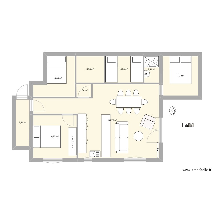 Meribel. Plan de 0 pièce et 0 m2