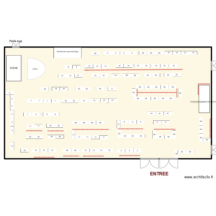 plan de secours saison 6 v4. Plan de 1 pièce et 1115 m2