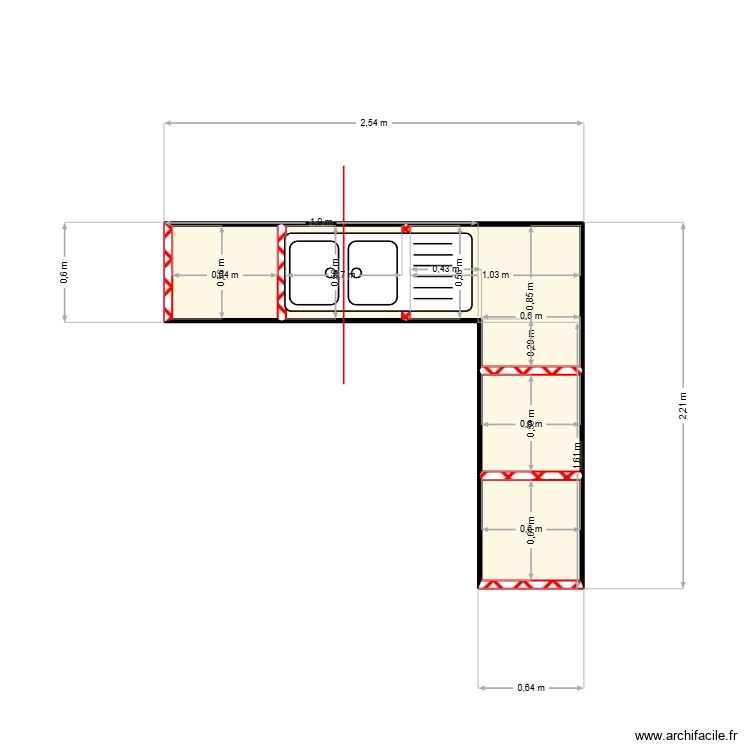 PLAN MACONNERIE CUISINE. Plan de 0 pièce et 0 m2 PLAN MACONNERIE CUISINE. Plan de 0 pièce et 0 m2