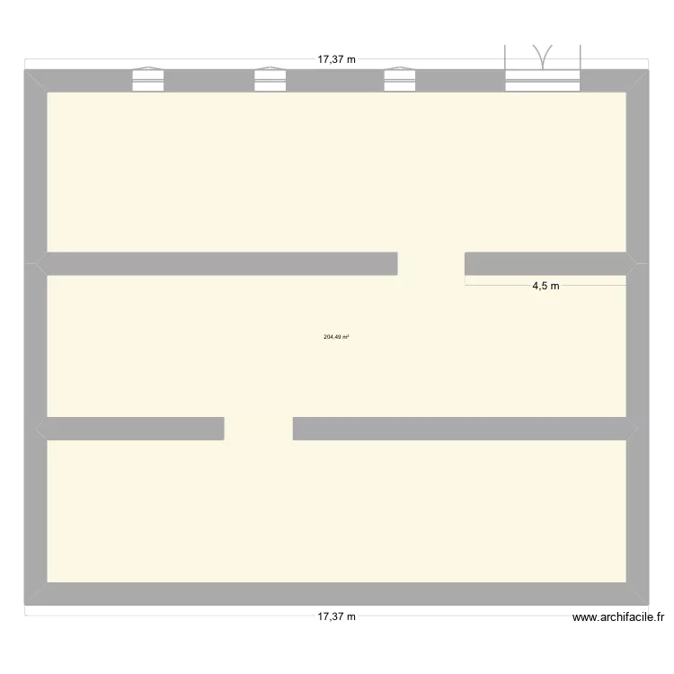 Esnazu. Plan de 1 Pièce et 204 m² Esnazu. Plan de 1 Pièce et 204 m²