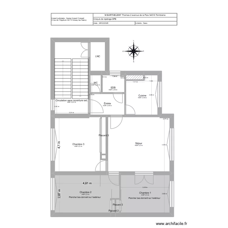APT BARTHELEMY/KESLER. Plan de 16 et 90 m² APT BARTHELEMY/KESLER. Plan de 16 et 90 m²