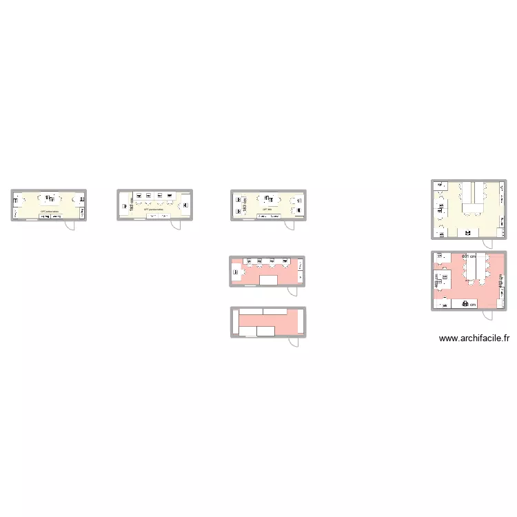 Plan espace production. Plan de 