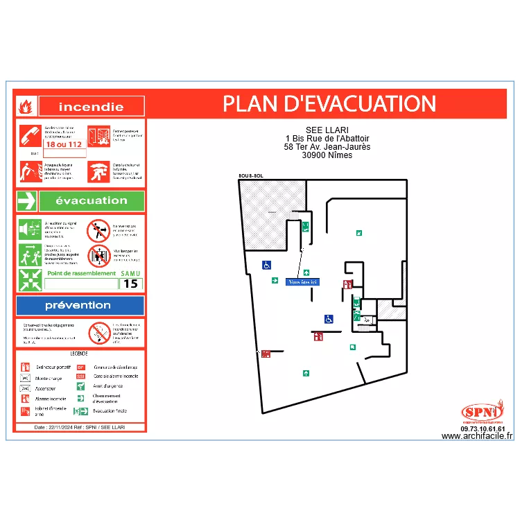 SEE LLARI SOUS-SOL 2. Plan de 