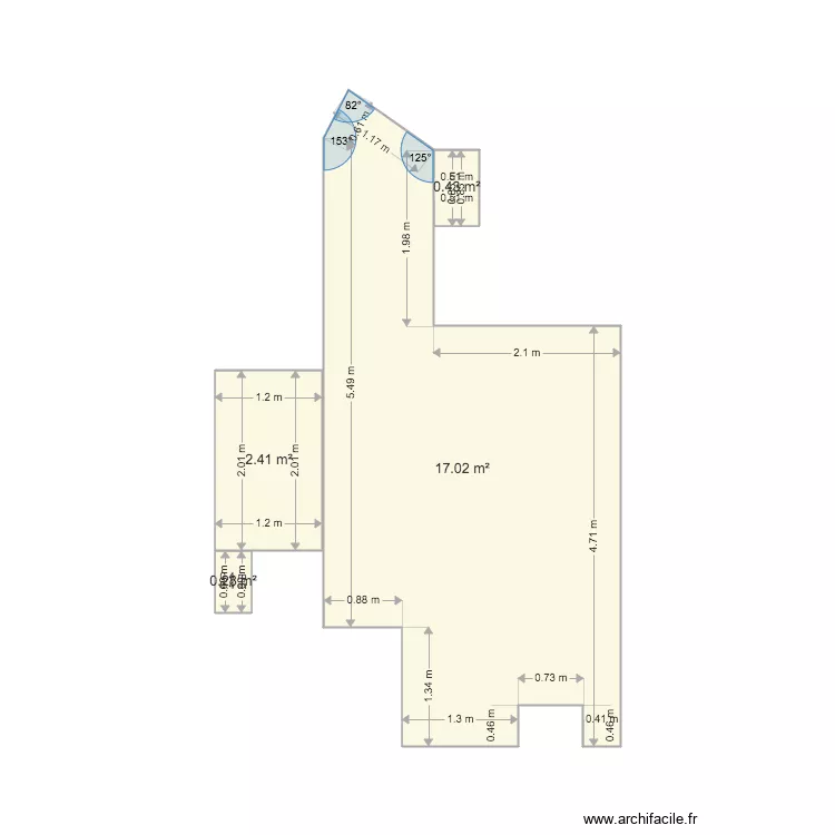 atelier pr&eacute;cis. Plan de 