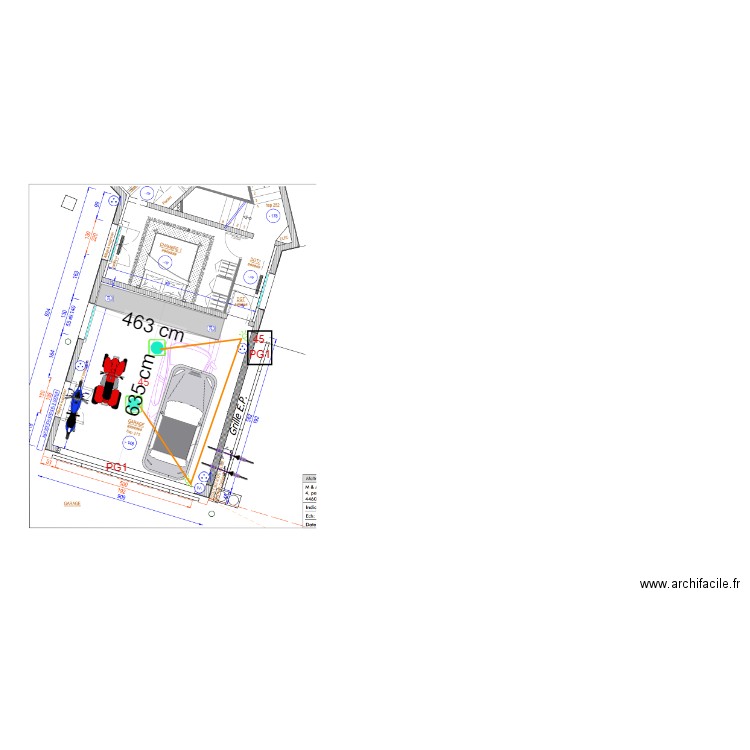 elec garage v3 12 223. Plan de 0 pièce et 0 m2