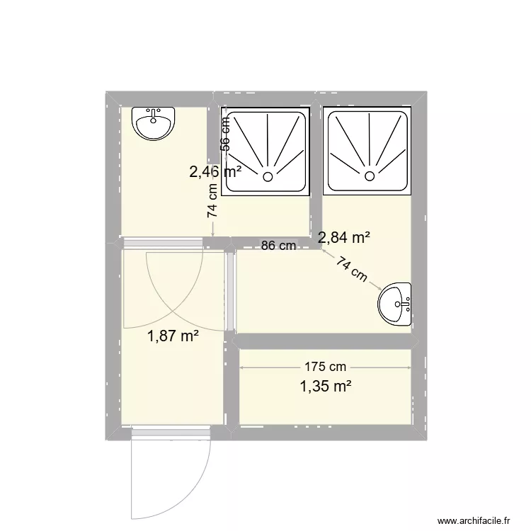 SDB ARIA GAUCHE 1.2. Plan de SDB ARIA GAUCHE 1.2. Plan de