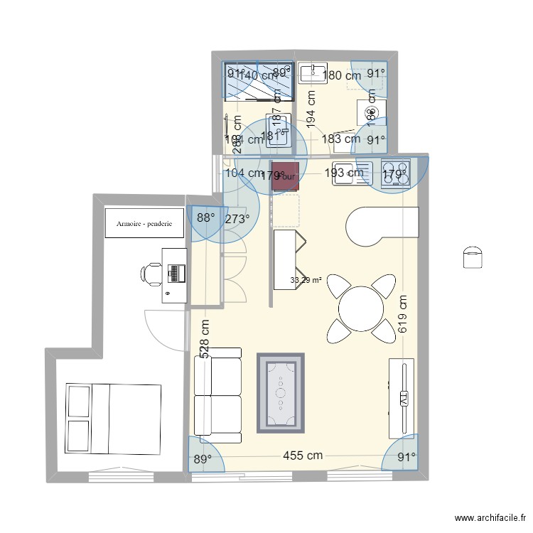 La Baule 2. Plan de 0 pièce et 0 m2