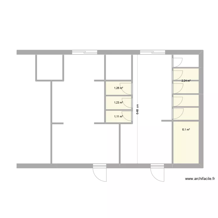 sanitaire ecole capouchin&eacute; elementaire. Plan de 