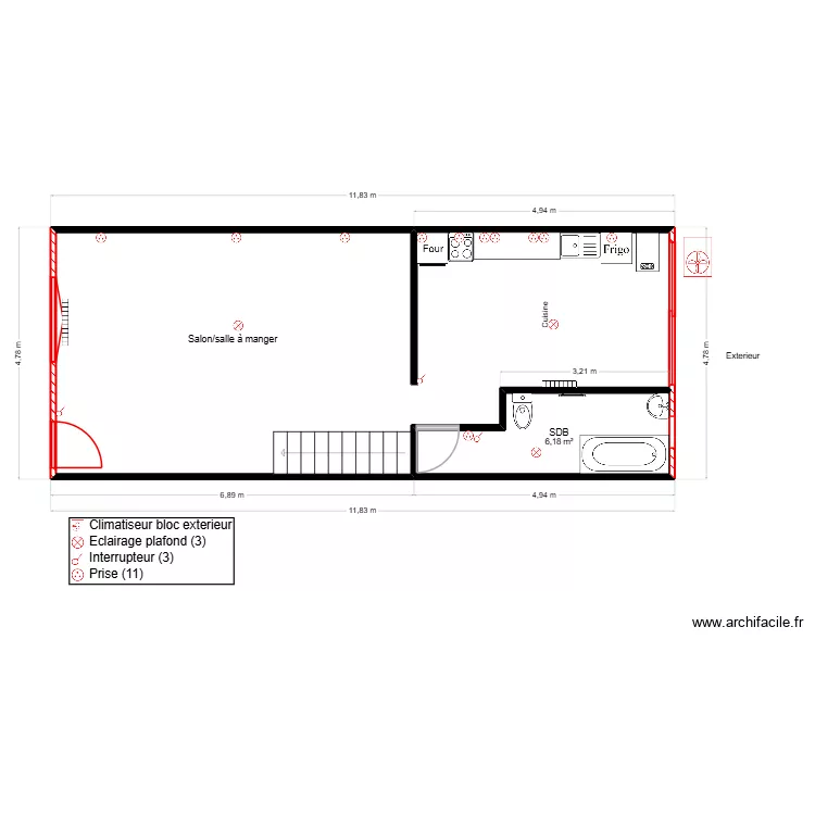 DAHMANI RDC PRO. Plan de 2 et 52 m² DAHMANI RDC PRO. Plan de 2 et 52 m²