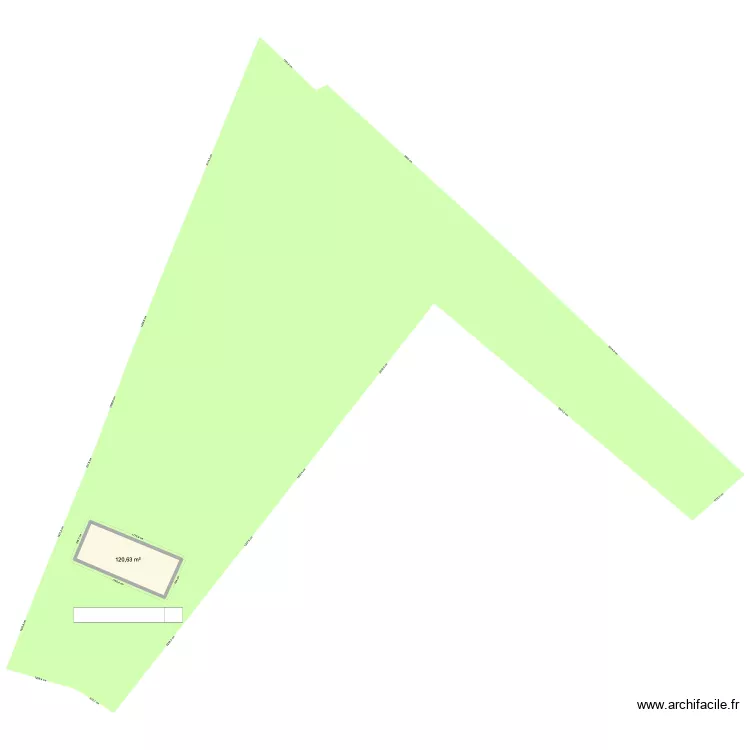 maison Fontenay St P&egrave;re. Plan de 1  et 121 m²