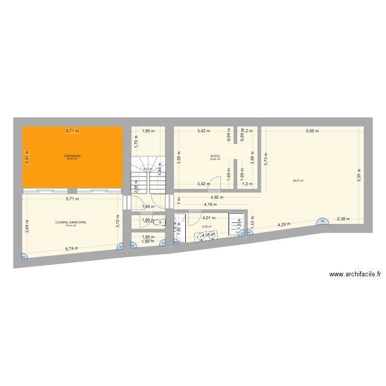 ENSEMBLE IMMO VILLENEUVE MINERVOIS. Plan de 23 pièces et 347 m2