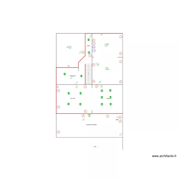 plan rdc Lesage. Plan de plan rdc Lesage. Plan de