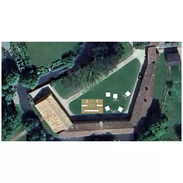 Johnston Christina - 150m² avec aménagement. Plan de Johnston Christina - 150m² avec aménagement. Plan de