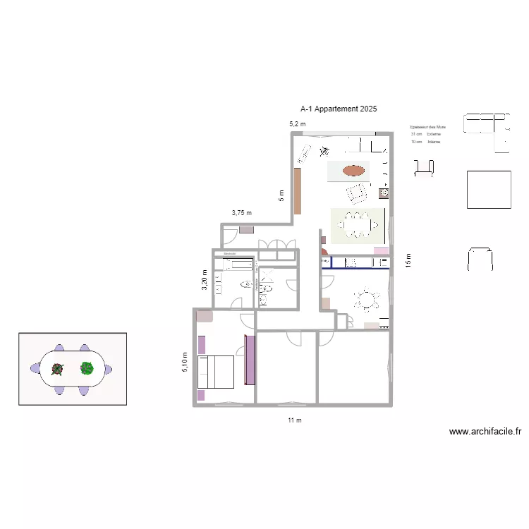 A-10 Appartement 2026. Plan de A-10 Appartement 2026. Plan de