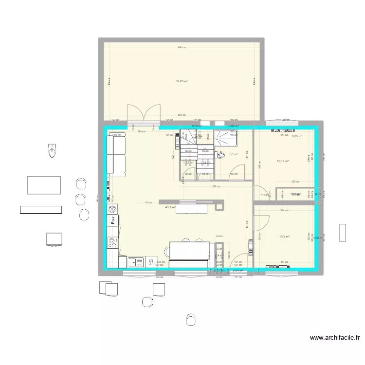 Maison Guy Moquet ouvert v9. Plan de 