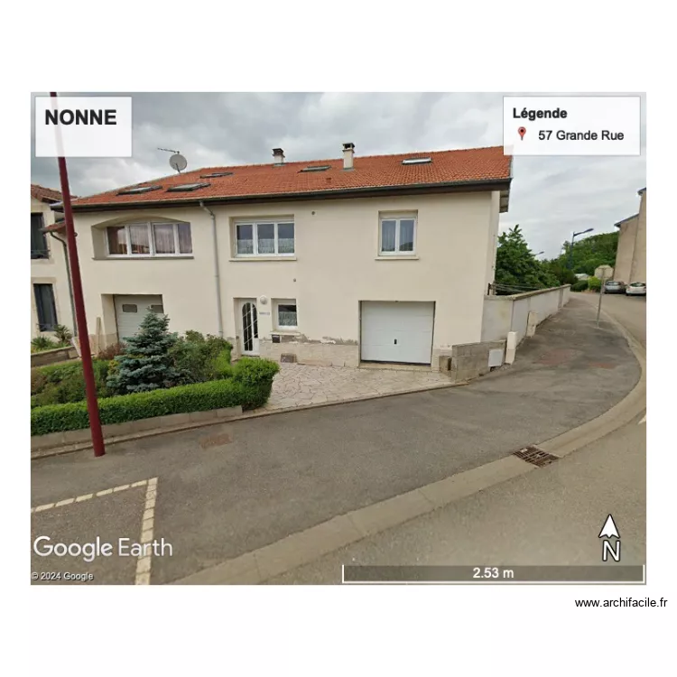 nonne insertion . Plan de 