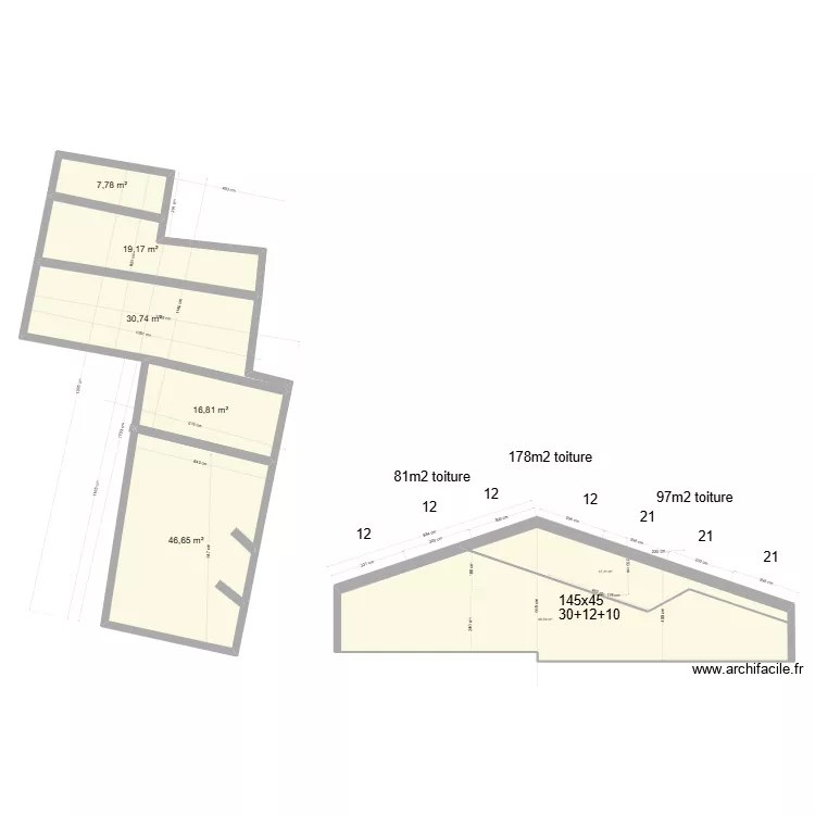 st laurent J&eacute;r&ocirc;me. Plan de 