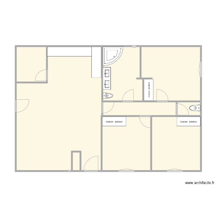 maison. Plan de 0 pièce et 0 m2